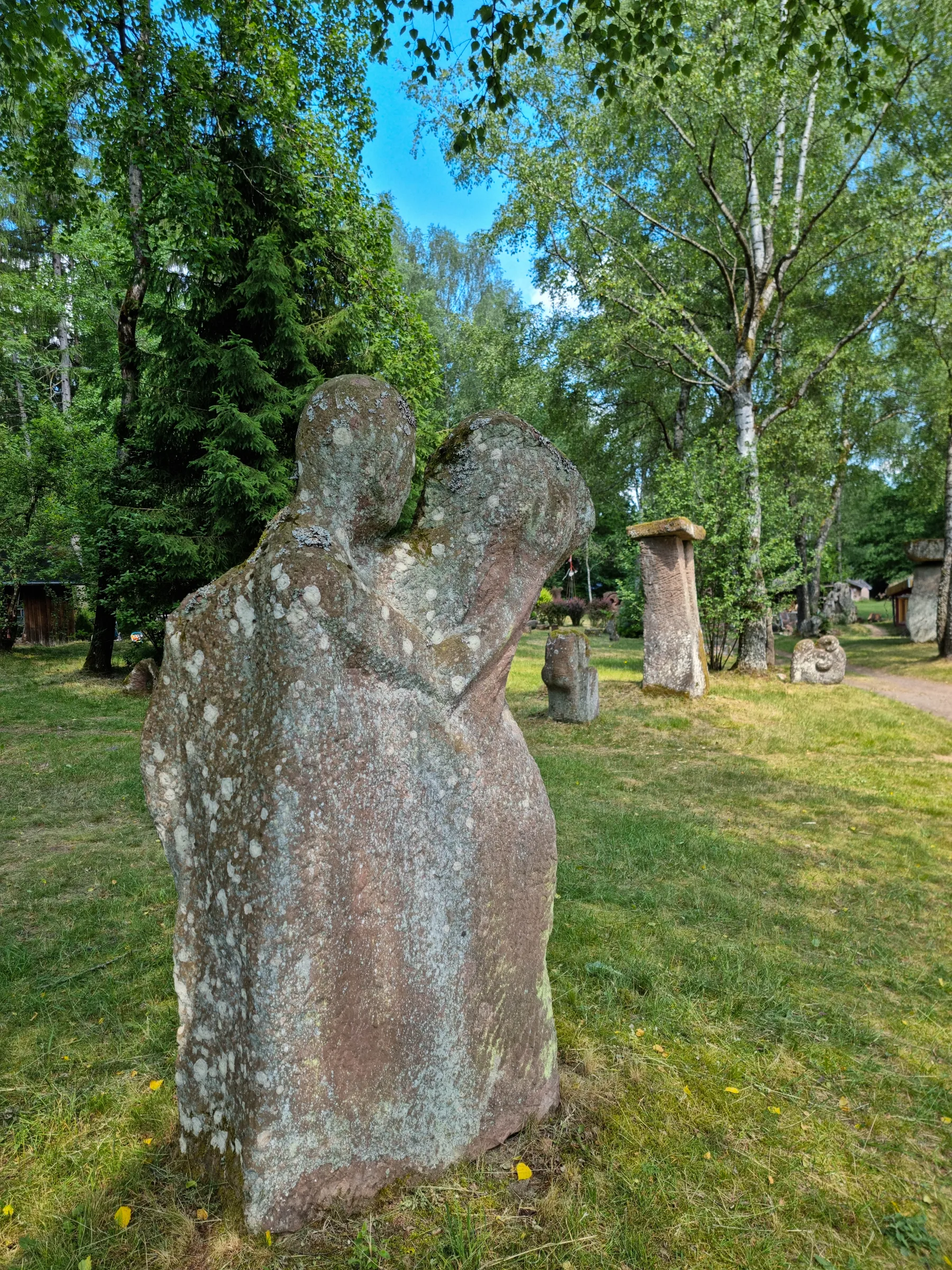 Skulptur in Weißenseifen