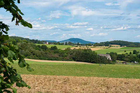 Der Aremberg in der Ferne