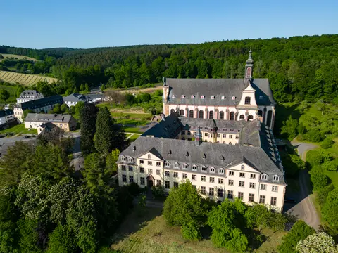Südwestseite der Abtei