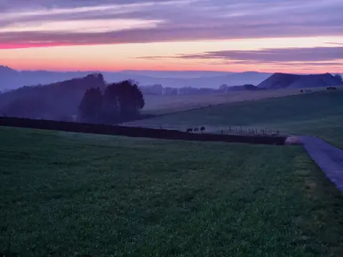 Abendstimmung in Richtung Westen