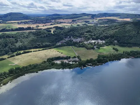 Blick Richtung Nord-Ost auf die Abtei