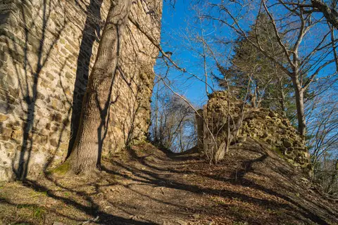 Aufgang am Turm
