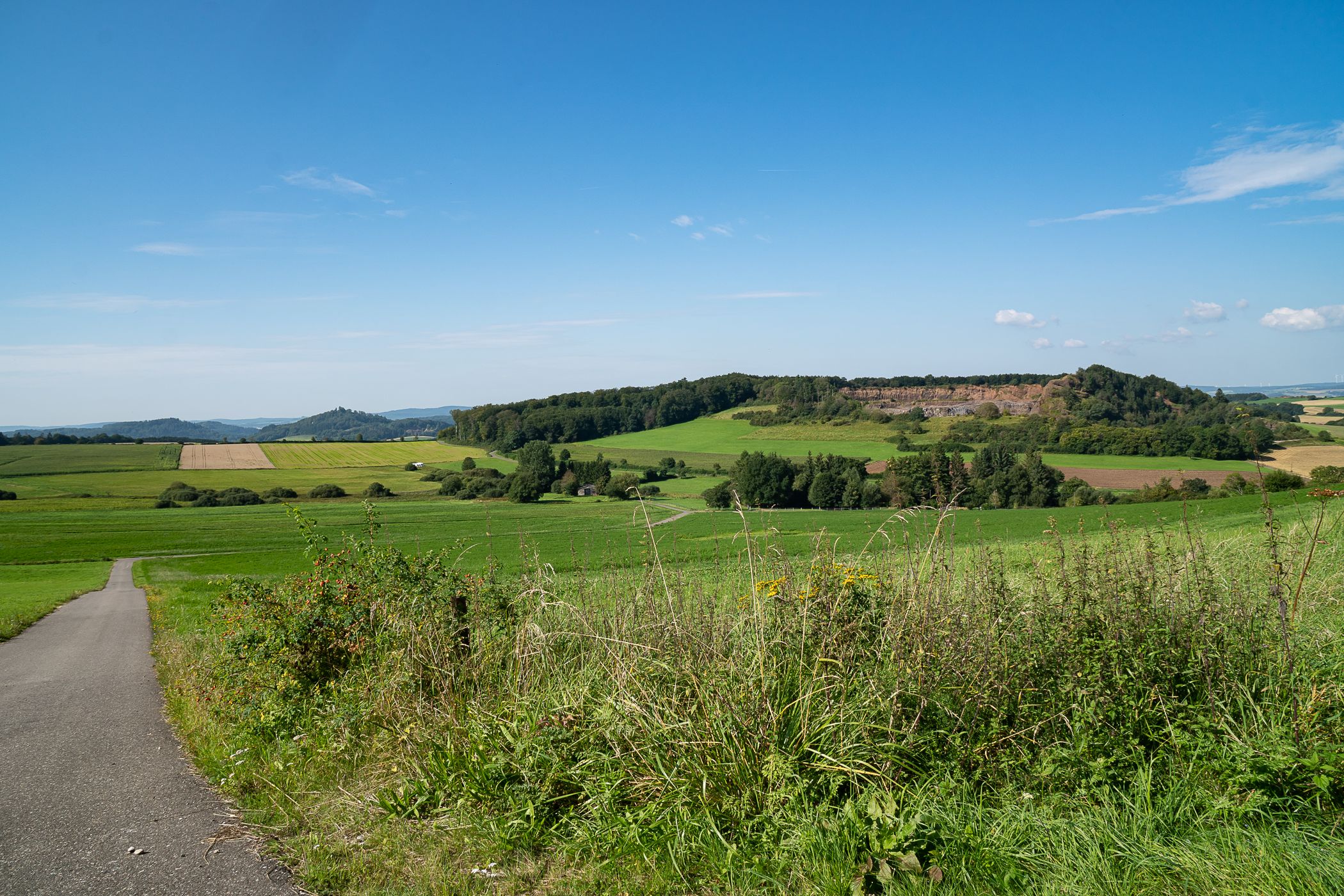 Blick in Richtung Lavagrube Walsdorf
