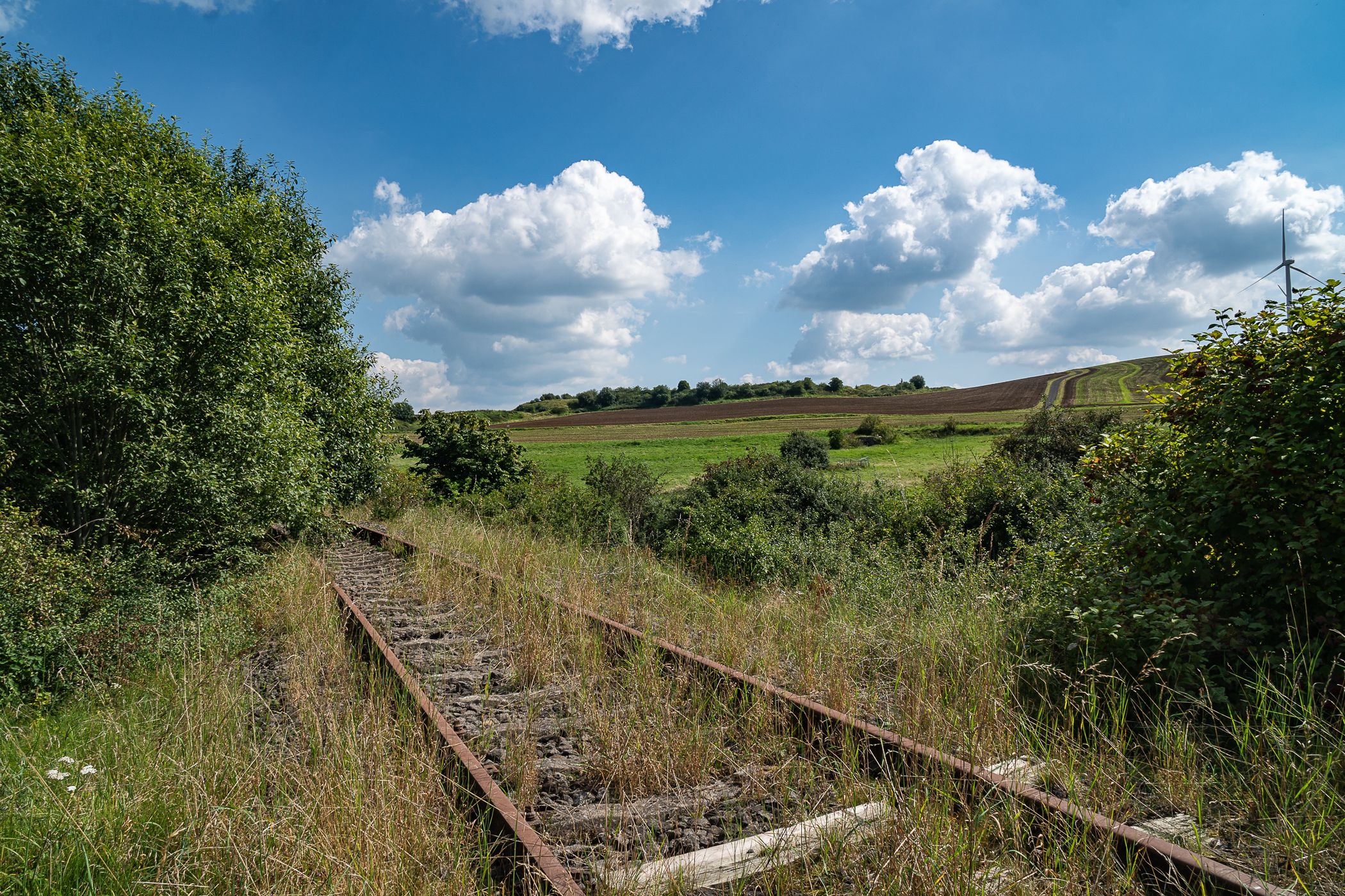 Bahnübergang der Eifelquerbahn